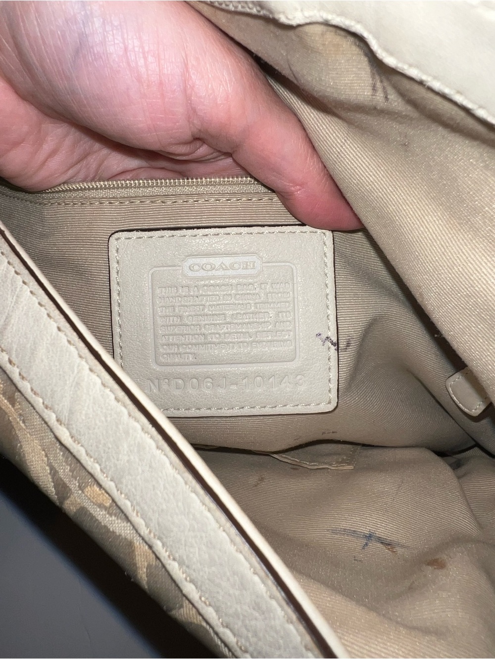 Vintage Y2K Coach Chelsea Optic Signature Tote - Picture 4 of 11